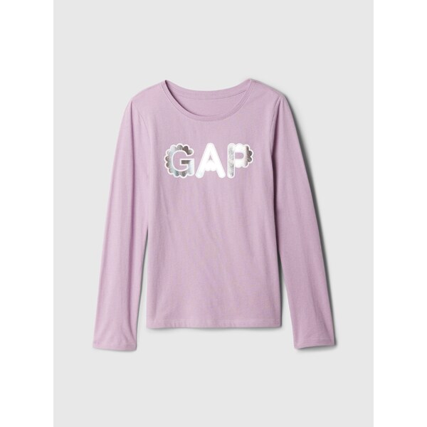 GAP Dievčenské tričko s metalickým logom 486556-01 66266532