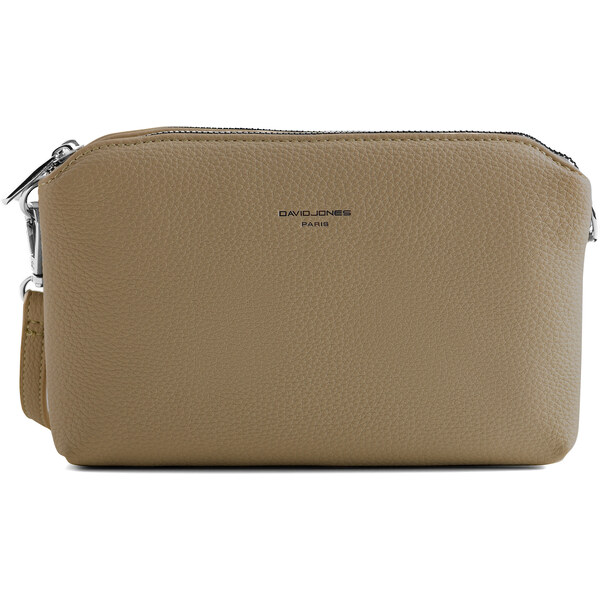 David Jones Dámska crossbody kabelka CM6905A Gravel 66580858