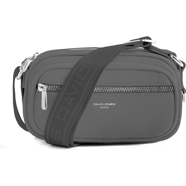 David Jones Dámska crossbody kabelka CM6907A Steel Grey 66589803