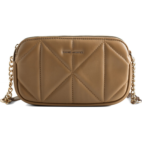 David Jones Dámska crossbody kabelka CM6792 Camel 66581967