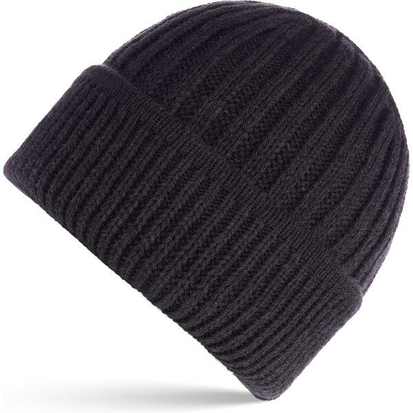PAOLO PERUZZI Teplá pánska čiapka grafit 57763127