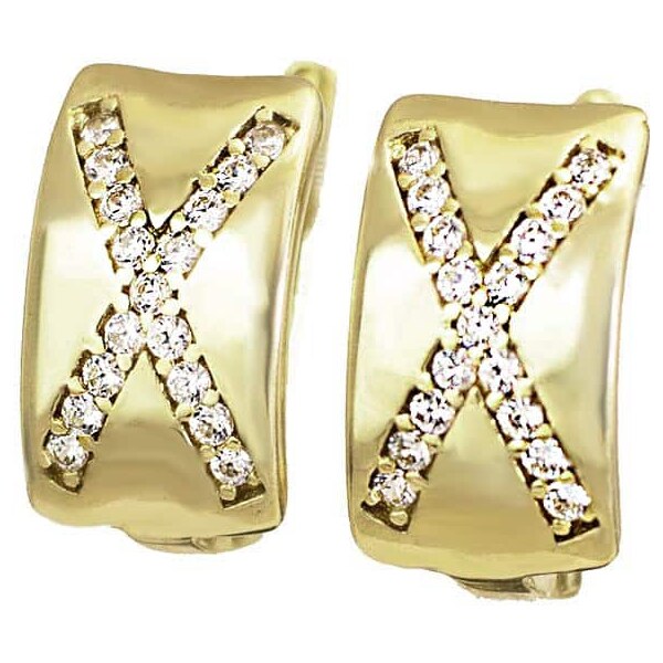 Zlaté náušnice Glare 163 51007238