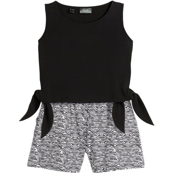 bonprix Džersejový top a krátke nohavice, pre dievčatá (2-dielna sada) 52159153