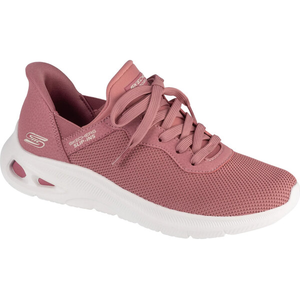 Tmavoružové dámske tenisky Skechers Slip-Ins Bobs Sport Unity - Pinch 57808649