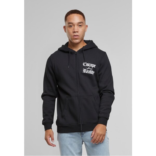 Mister Tee Mens zip-up hoodie Escape From Reality black 57794904