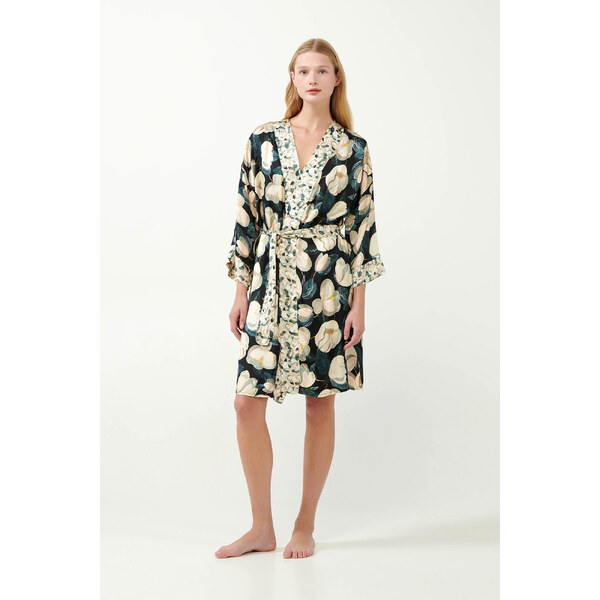 Vamp - Saténový župan Magnolia 21106 - Vamp 57826709