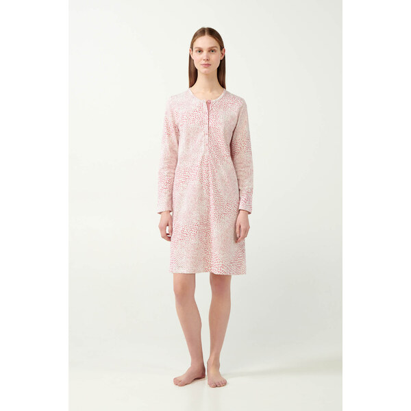 Vamp - Ružová nočná košeľa s leopardím vzorom 21391 - Vamp 57826781