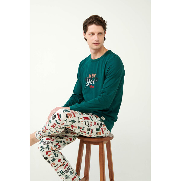 Vamp - Pyžamo so slávnostnou potlačou 21650 - Vamp 57826899