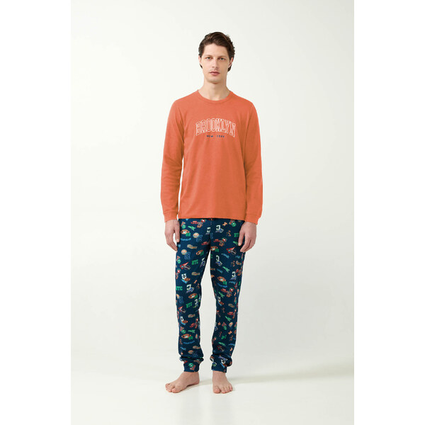 Vamp - Pánske pyžamo s potlačou 21610 - Vamp 57826914