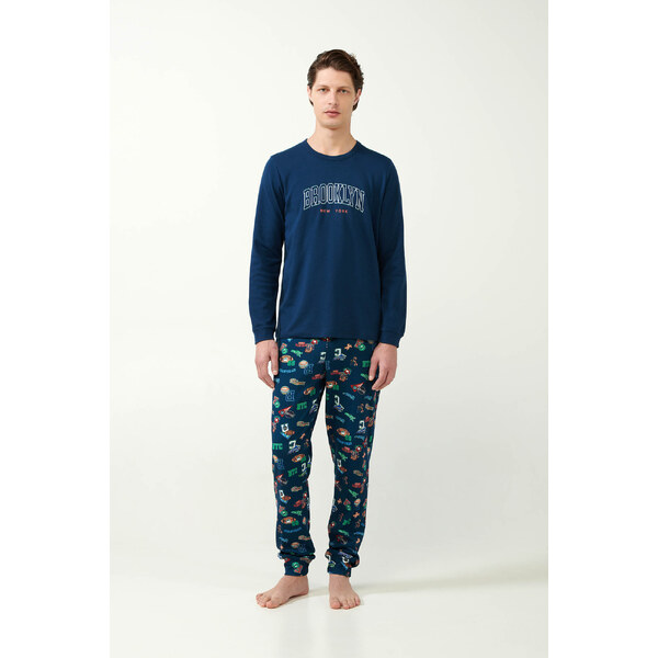 Vamp - Pánske pyžamo s potlačou 21610 - Vamp 57826915