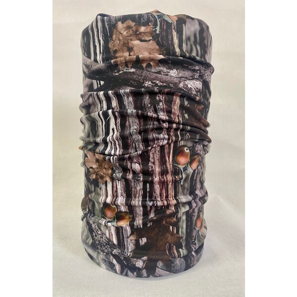 TERMOVEL Čierny nákrčník s lesným vzorom 57839081