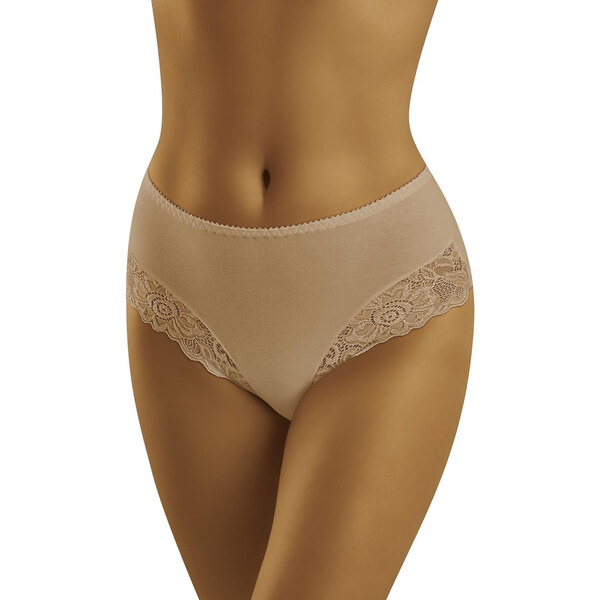 Wol-Bar Vyššie bavlnené nohavičky organická bavlna Eco-Gi béžové, 57841780