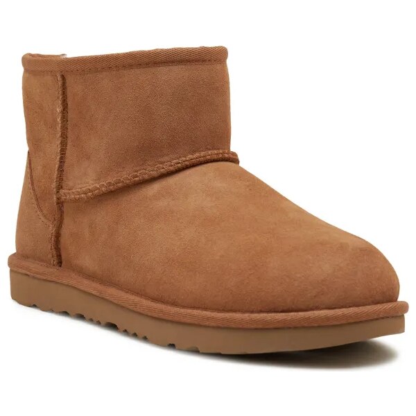 UGG Kožené snehule KIDS CLASSIC MINI II 66992493