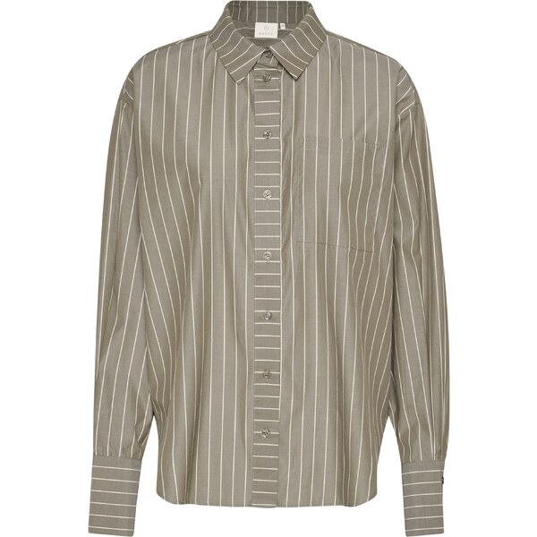 Kaffe Blúzka Jerrie nebielená / hnedá melírovaná 57847673