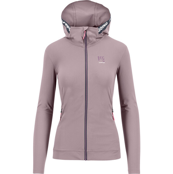 Karpos EASYFRIZZ FULL-ZIP dámska mikina s kapucňou nirvana/ombre blue 58442922