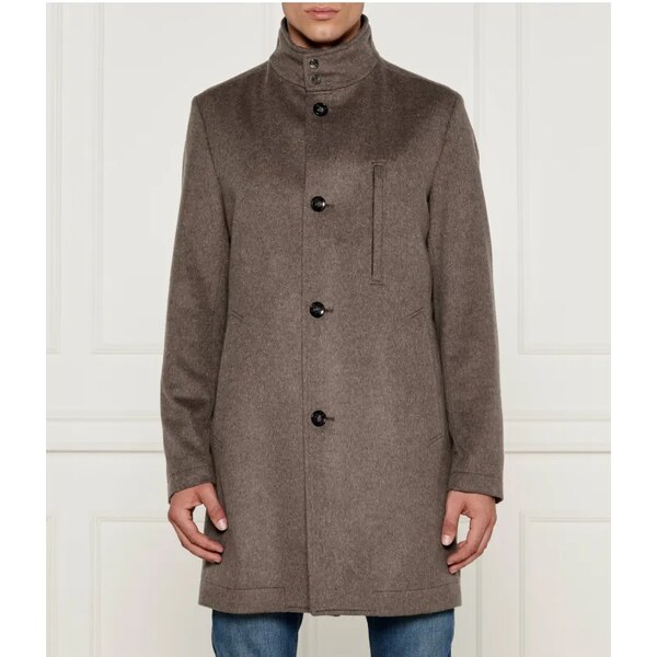 BOSS BLACK Vlnený kabát H-Hyde-SU-244 | s prímesou kašmíru 57278552