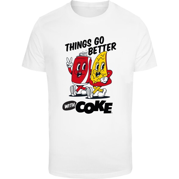 Merchcode Mens T-shirt Things Go Better with Coke white 57856075