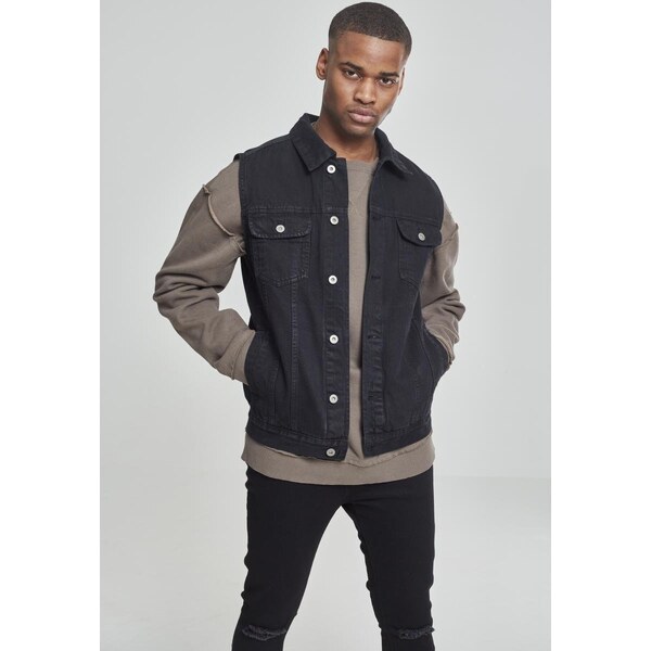 Urban Classics Denim vest black dark 64667812