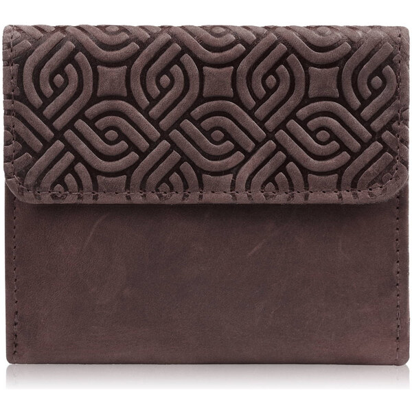 Paolo Peruzzi Dámska kožená peňaženka Vintage malá T-114-HBR | hnedá T 57867461