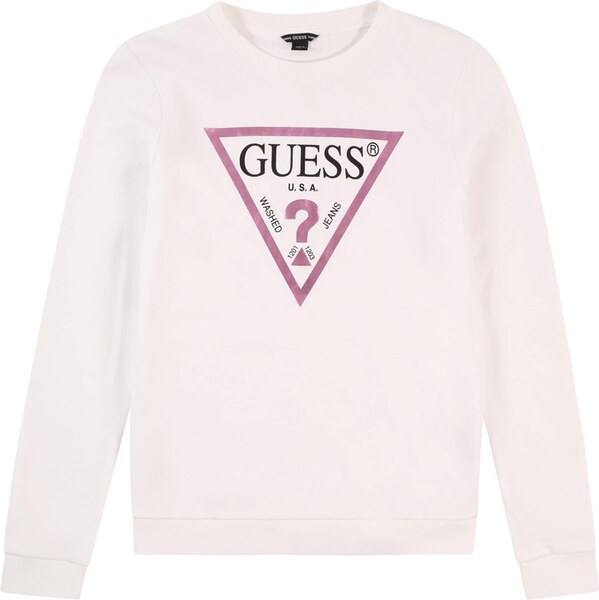 GUESS Mikina tmavoružová / čierna / šedobiela 57874512