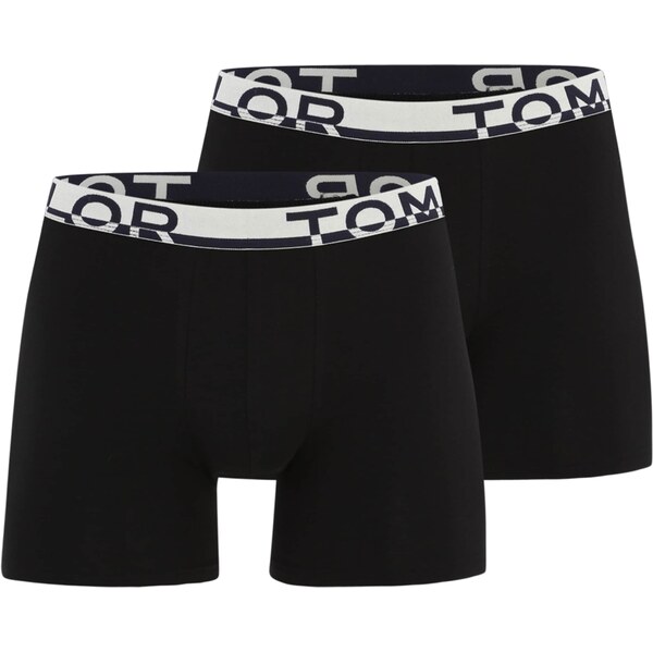 TOM TAILOR Boxerky námornícka modrá / svetlosivá / čierna 57874579