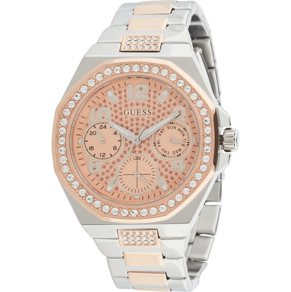 GUESS Analógové hodinky LADY EMPIRE ružové zlato / strieborná 57874762