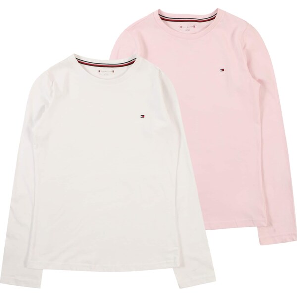 TOMMY HILFIGER Tričko ružová / biela 67276977