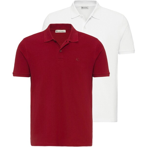 Dandalo Tričko burgundská / biela 57873865