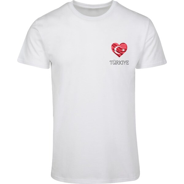 Mens T-shirt Merchcode Football - Turkey white 57881929