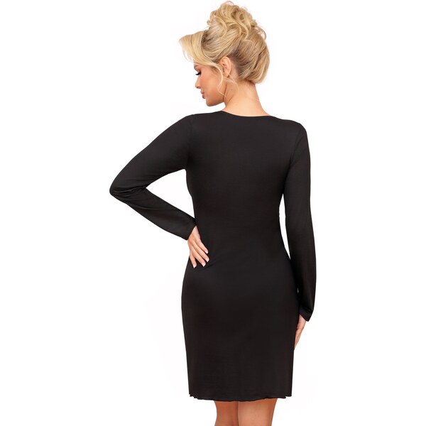 Donna nočná košieľka s dlhým rukávom Silvana - viskóza 60262658