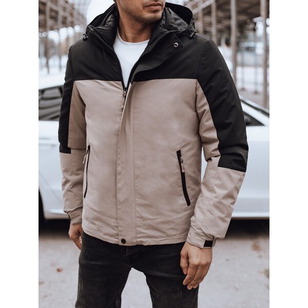 Dstreet Pánska štýlová zimná béžová bunda 65637913