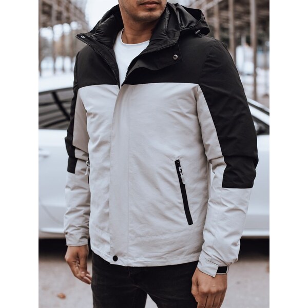 Dstreet Pánska štýlová zimná šedá bunda 65637916