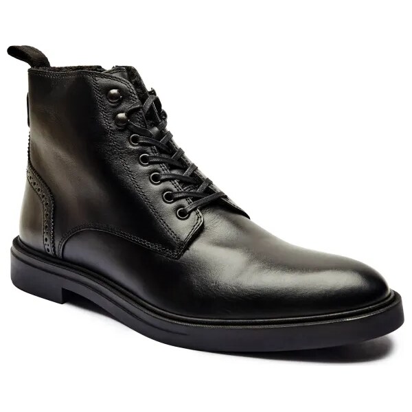 BOSS BLACK Kožené vysoké topánky Calev 61472111