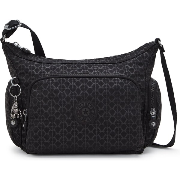 KIPLING Taška cez rameno sivá / čierna 57902474