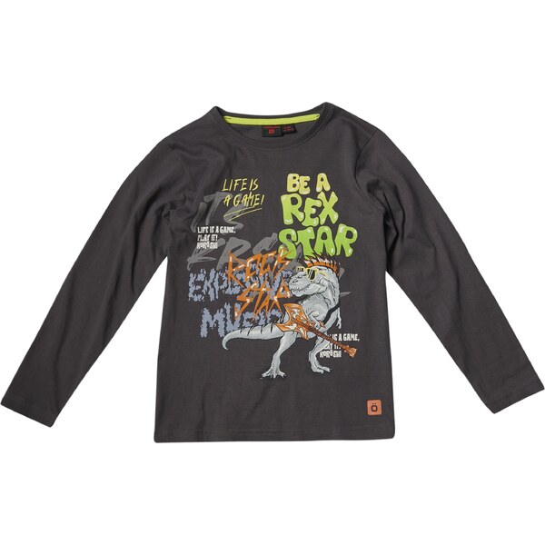 KOROSHI Tričko antracitová / čadičová / jablková / tmavooranžová 57903168