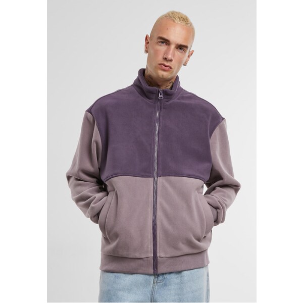 Urban Classics Mens sweatshirt Colour Block Polar purple 57905924