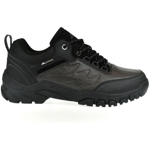 JOHN-C Pánske čierno-sivé outdoorové čižmy LIAM 57906599