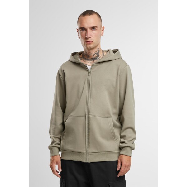Urban Classics Mens zip-up hoodie Cozy light green 57909566