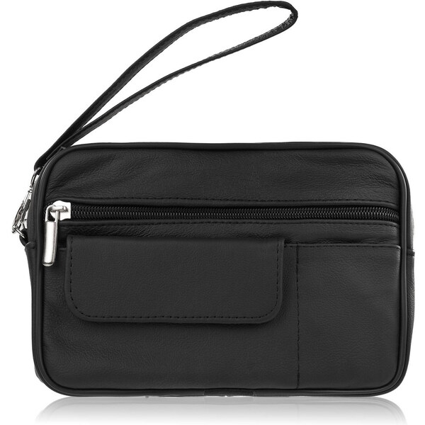 Abruzzo Pánske kožené vrecko etue ABR-36 | čierna ABR-36 57919950