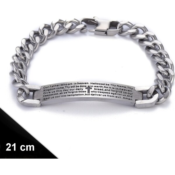 CITY STORM Náramok Guardian - chirurgická oceľ, modlitba 66888918