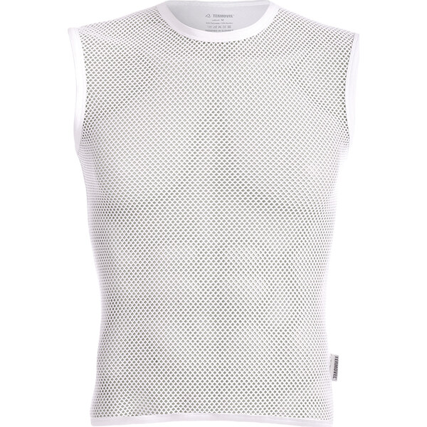 TERMOVEL Biele pánske tričko RETE SCAMPOLO 57928129