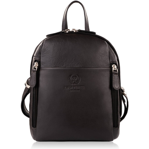 Paolo Peruzzi Dámsky kožený batoh malý SI-40-BR | hnedá SI-40-BR 57930891