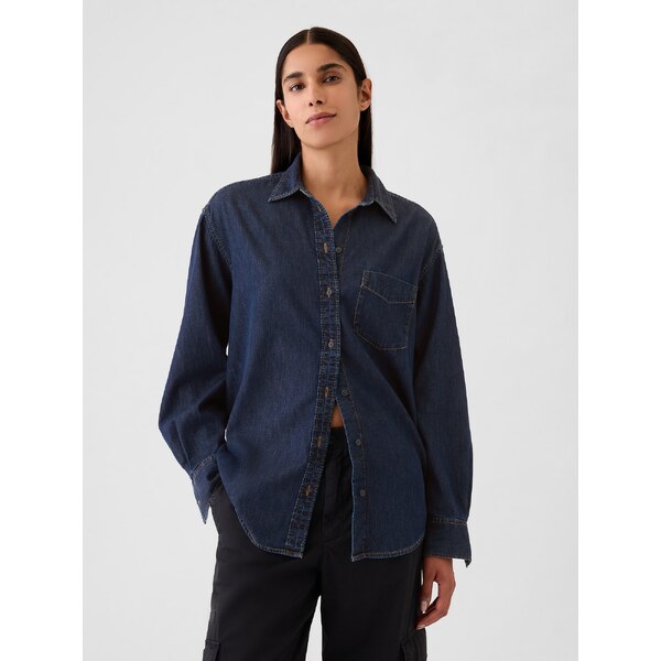 GAP Dámska Chambray oversize košeľa Big Shirt 797179-01 66266554
