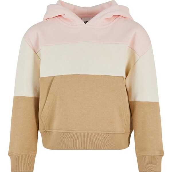 Urban Classics Mikina farba ťavej srsti / svetlobéžová / ružová 57934591