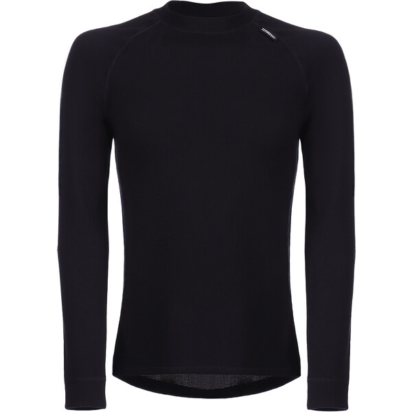 TERMOVEL Čierne pánske termo tričko s dlhým rukávom 65150950