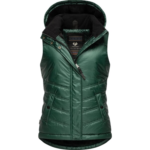 Ragwear Športová vesta Hesty Bling nefritová / čierna 57942569