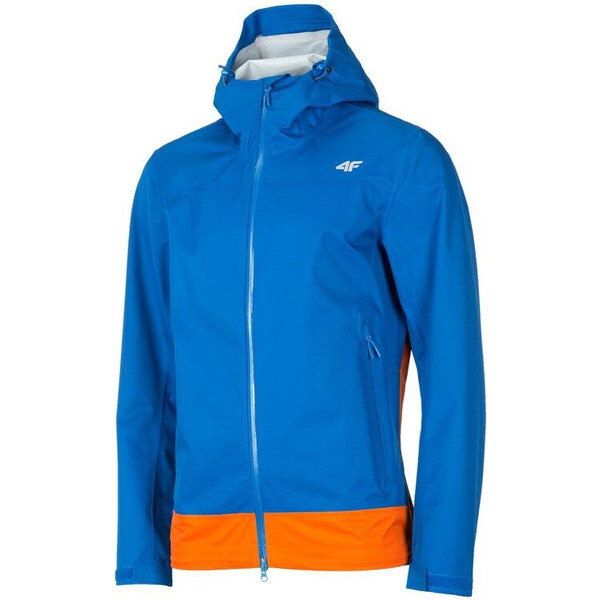 Pánska trekingová bunda H4Z19-KUMT001 modro-oranžová - 4F 57942314