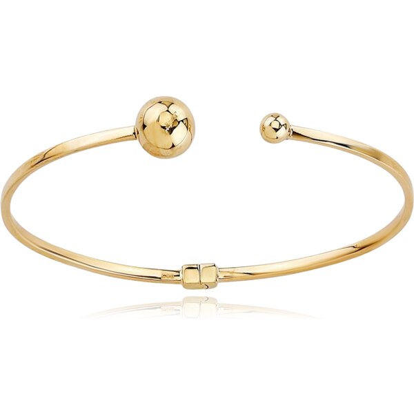 OLIVIE MINET Zlatý pevný náramek s kuličkami Au 585/1000 65013927