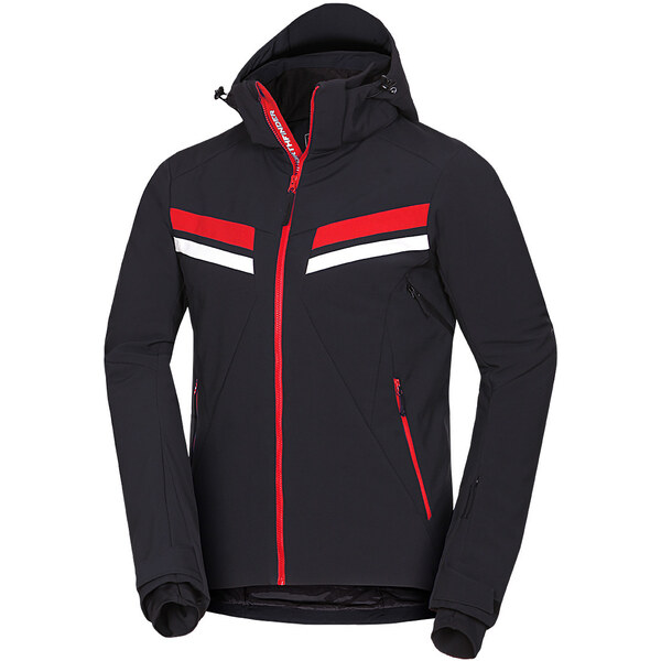 Northfinder Pánska lyžiarska softshellová zateplená bunda UGO červená 58012068