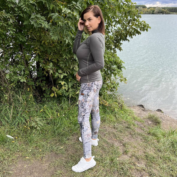 TERMOVEL Dámske funkčné nohavice s vyšším pásom 57962895